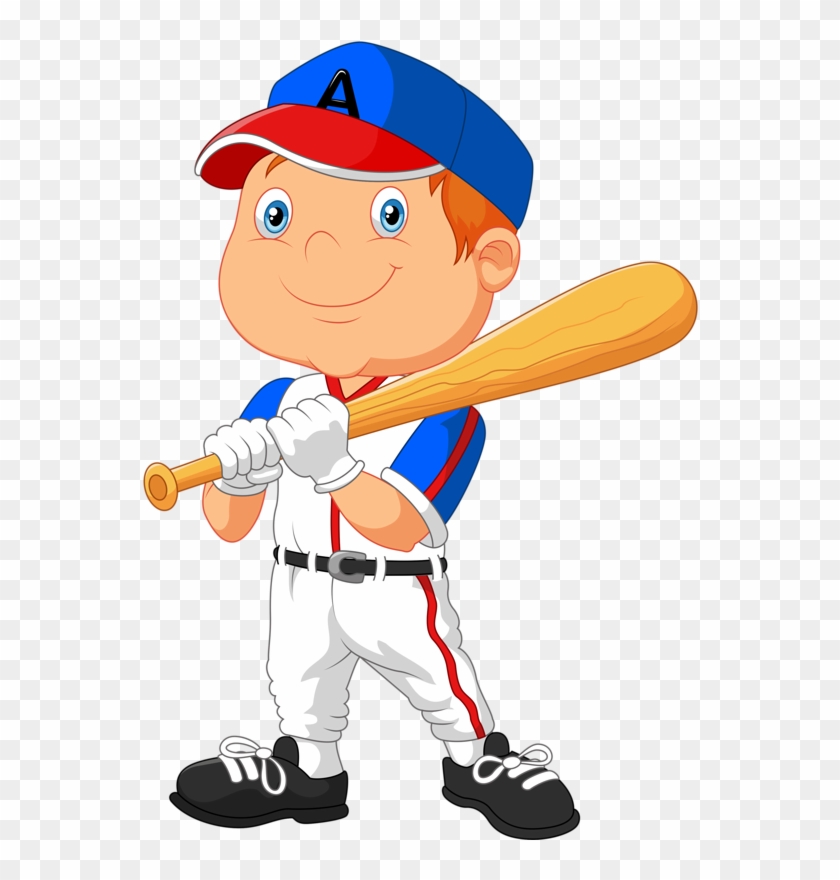 Baseball Outfielder Clipart